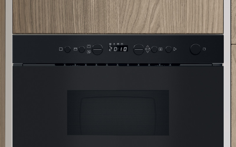 Indesit IM K12 BUK Built-In Microwave & Grill - Black